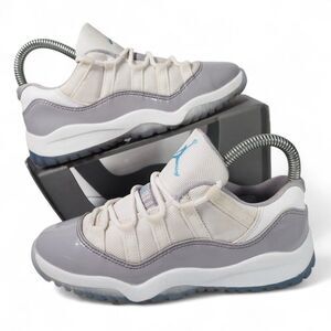 Air Jordan 11 Retro Low PS 'Cement Grey' 505835-140 Youth 2.5